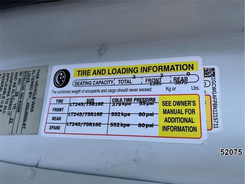 Used 2022 Chevrolet Express 2500 w/ Driver Convenience Package image 19