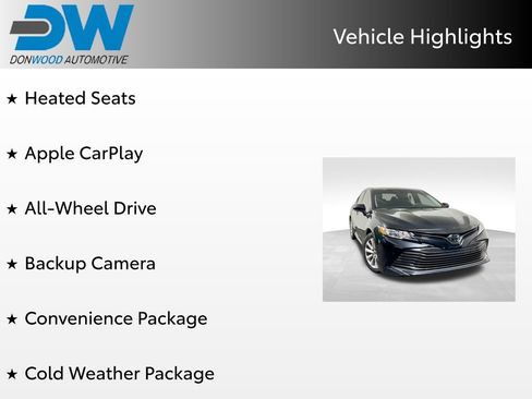 Used 2020 Toyota Camry LE w/ Convenience Package AWD/4WD image 6