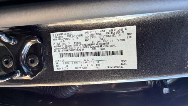 Used 2019 Ford F150 Raptor w/ Equipment Group 802A Luxury AWD/4WD image 33