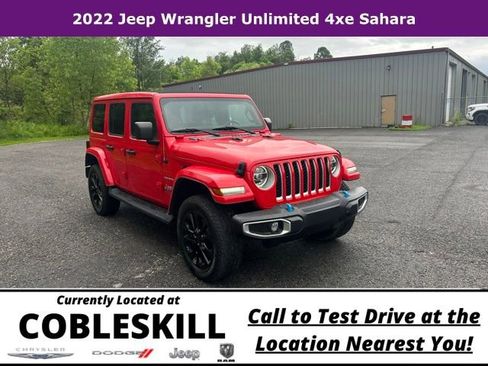 Used 2022 Jeep Wrangler Unlimited Sahara 4xe image 1