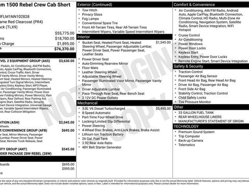 Used 2022 RAM 1500 Rebel w/ Rebel Level 2 Equipment Group image 7