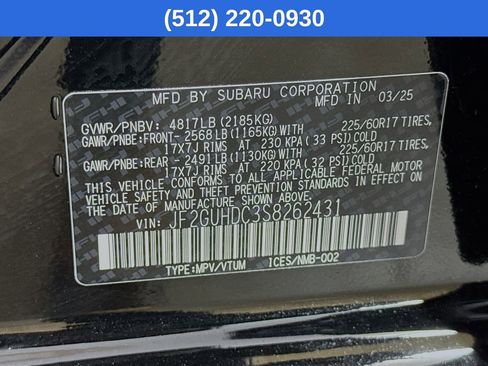 Certified 2025 Subaru Crosstrek 2.0i Premium image 41