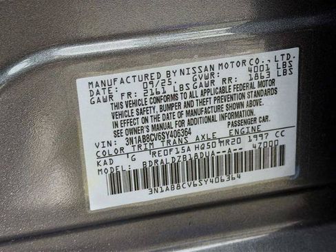 Certified 2025 Nissan Sentra SV FWD image 28