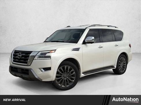 Used 2023 Nissan Armada Platinum w/ Captain's Chairs Package image 1