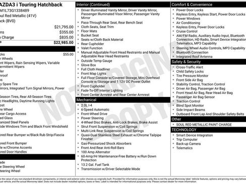 Used 2016 MAZDA MAZDA3 i Touring image 4