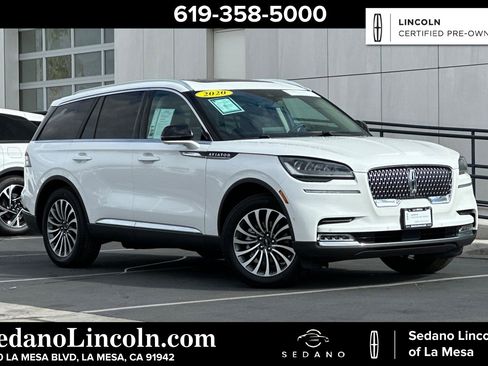 Certified 2020 Lincoln Aviator Reserve w/ Equipment Group 201A AWD/4WD image 1