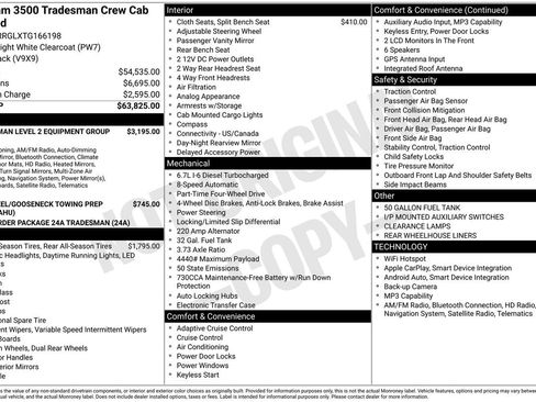 New 2026 RAM 3500 Tradesman AWD/4WD image 32