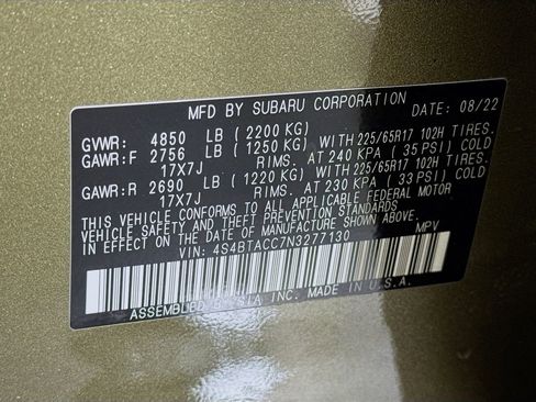 Used 2022 Subaru Outback Premium image 38