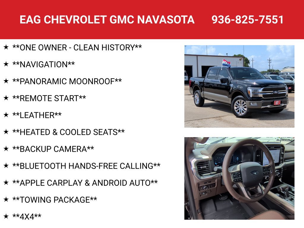 Used 2026 Ford F150 King Ranch w/ Equipment Group 601A High AWD/4WD image 4