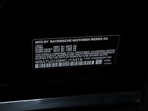 Certified 2022 BMW 750i xDrive 750i xDrive w/ Executive Package image 21