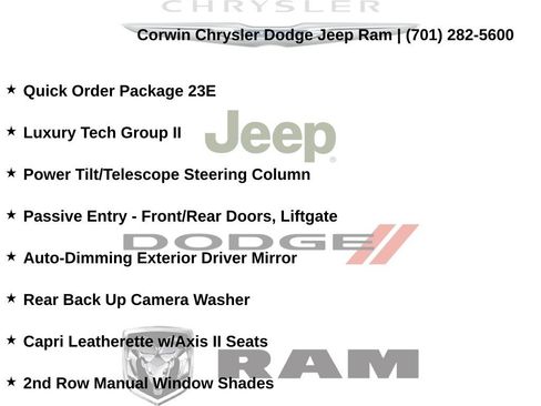 Certified 2023 Jeep Grand Cherokee L Limited w/ Luxury Tech Group II AWD/4WD image 16