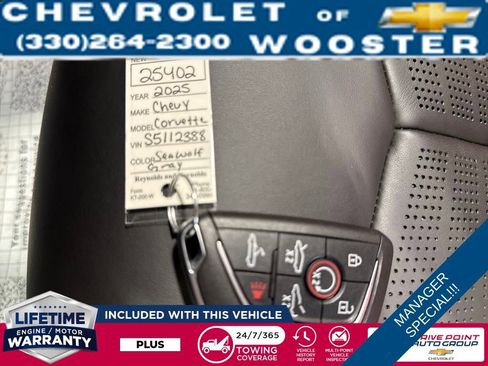 New 2025 Chevrolet Corvette Stingray Premium Conv w/ Z51 Performance Package image 38