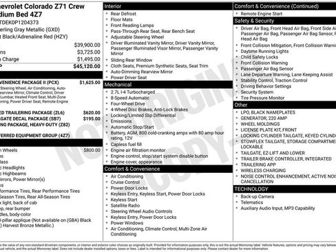 Used 2023 Chevrolet Colorado Z71 w/ Z71 Convenience Package 2 image 34