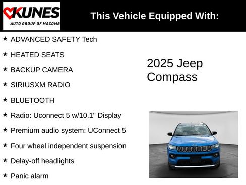 Used 2025 Jeep Compass Limited AWD/4WD image 3