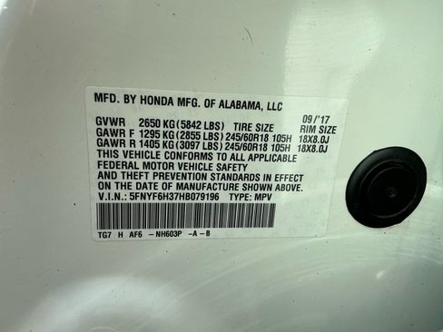 Used 2017 Honda Pilot EX image 16