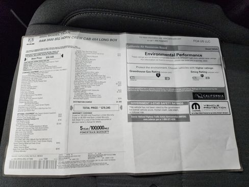 Used 2024 RAM 3500 Big Horn w/ Sport Appearance Package image 48