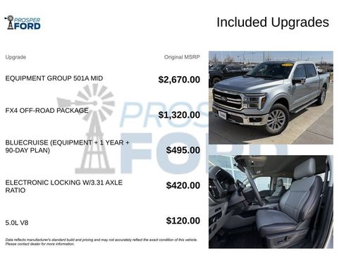 New 2026 Ford F150 Lariat w/ Equipment Group 501A Mid image 3
