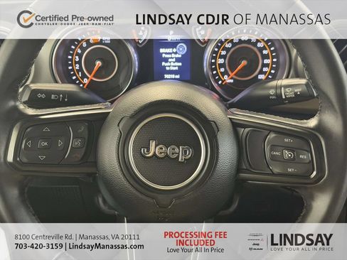 Certified 2022 Jeep Wrangler Unlimited Sport AWD/4WD image 24