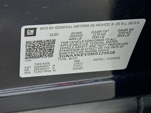 Used 2021 Chevrolet Equinox LT image 12