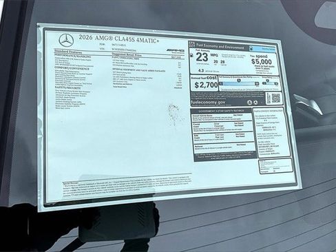 New 2026 Mercedes-Benz CLA 45 AMG S 4MATIC image 17