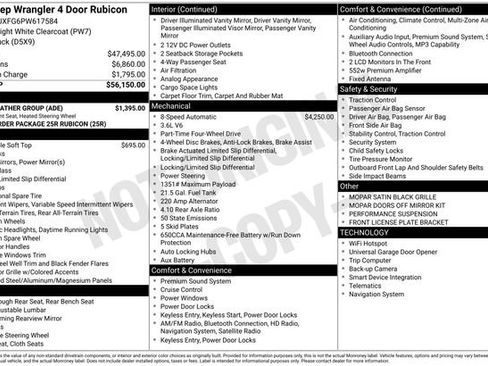 Used 2023 Jeep Wrangler Unlimited Rubicon w/ Cold Weather Group AWD/4WD image 5