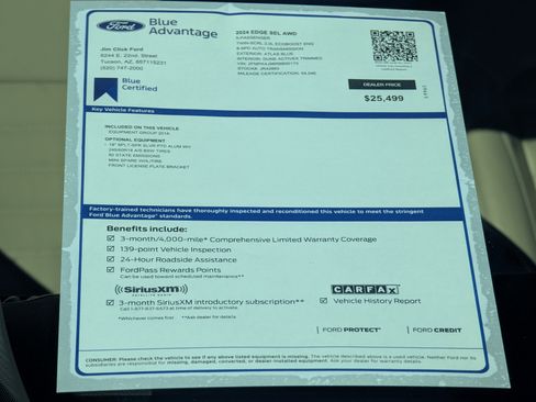Certified 2024 Ford Edge SEL image 13