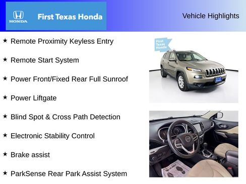 Used 2017 Jeep Cherokee Latitude w/ Comfort/Convenience Group image 16