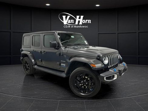 Used 2022 Jeep Wrangler Unlimited Sahara w/ Cold Weather Group image 1
