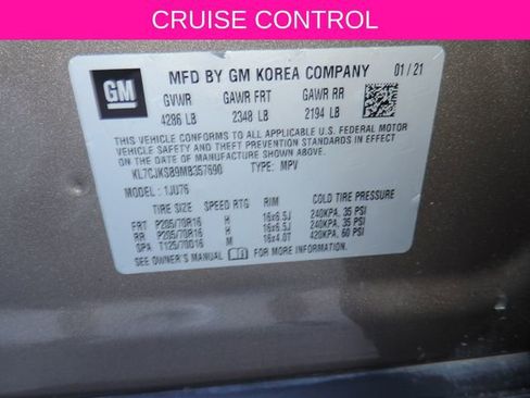 Certified 2021 Chevrolet Trax LS w/ Tint and Cruise Package image 13