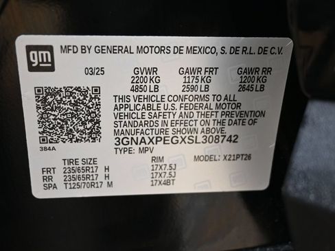 Used 2025 Chevrolet Equinox LT AWD/4WD image 20