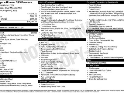 Used 2017 Toyota 4Runner SR5 Premium