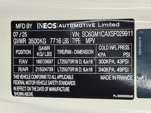 New 2025 INEOS Grenadier Fieldmaster Edition image 9