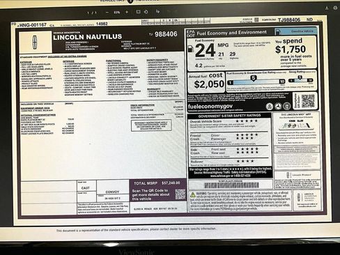 New 2026 Lincoln Nautilus Premier image 14
