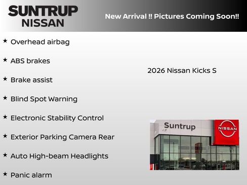 New 2026 Nissan Kicks S image 5