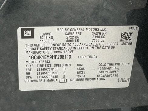 Used 2017 Chevrolet Silverado 3500 High Country w/ Duramax Plus Package image 22