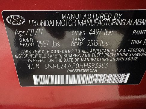 Used 2017 Hyundai Sonata SE image 31