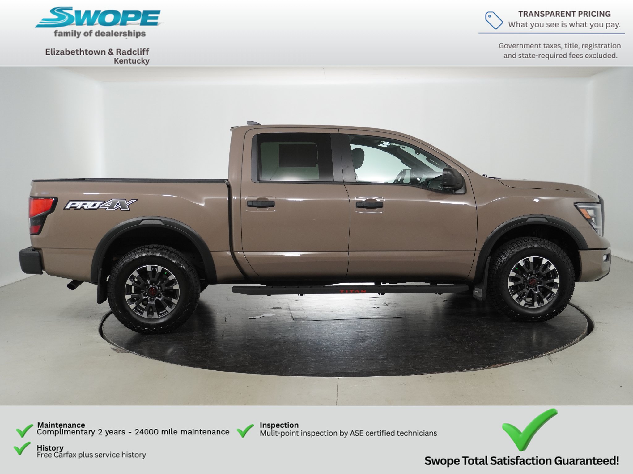 Used 2023 Nissan Titan PRO-4X w/ Off Road Protection Package AWD/4WD image 2