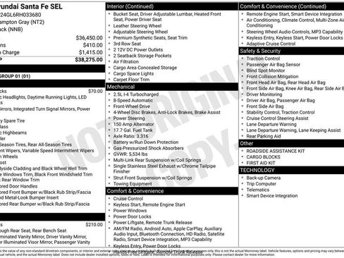 Used 2024 Hyundai Santa Fe SEL FWD image 24