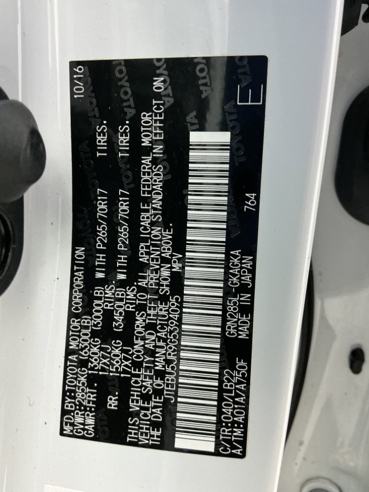 Used 2016 Toyota 4Runner SR5 Premium AWD/4WD image 50