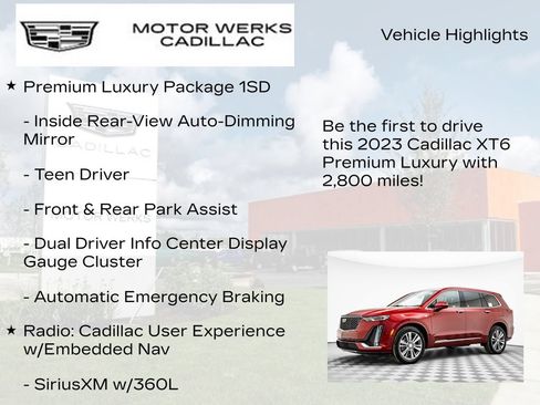 Certified 2023 Cadillac XT6 Premium Luxury AWD/4WD image 7