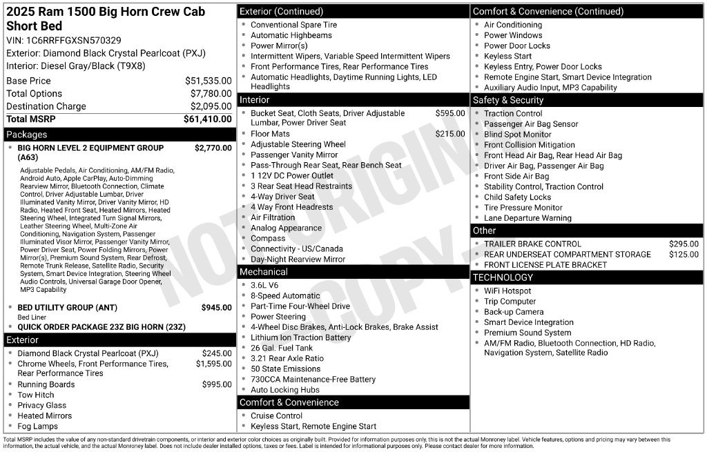 Used 2025 RAM 1500 Big Horn AWD/4WD image 27