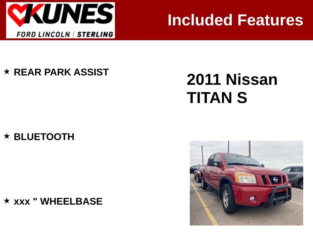 Used 2011 Nissan Titan S AWD/4WD image 2