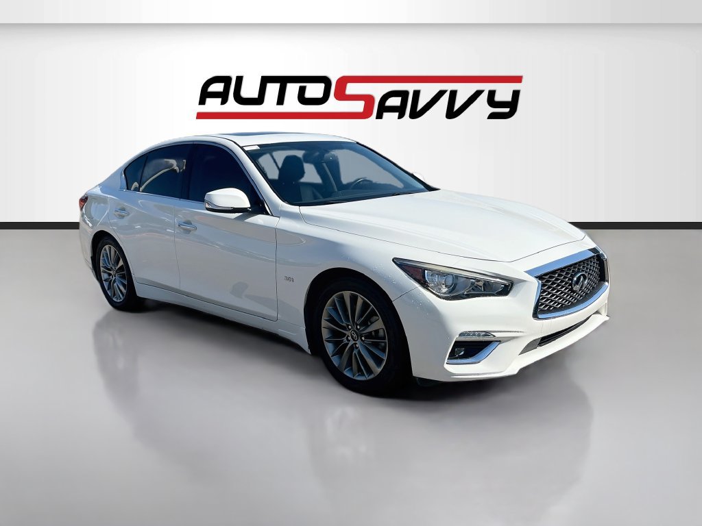 Used 2019 INFINITI Q50 Luxe w/ Cargo Package (L96) RWD image 1