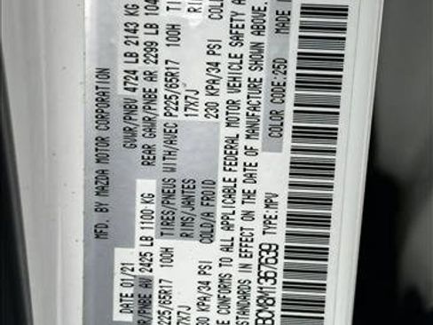 Used 2021 MAZDA CX-5 Touring w/ Touring Preferred SV Package image 27