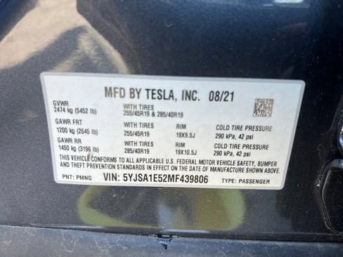 Used 2021 Tesla Model S Long Range AWD/4WD image 22