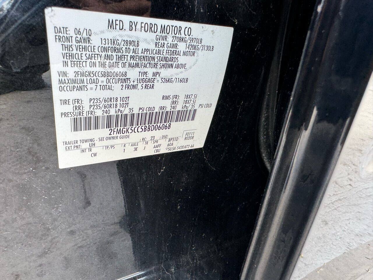 Used 2011 Ford Flex SEL FWD image 9