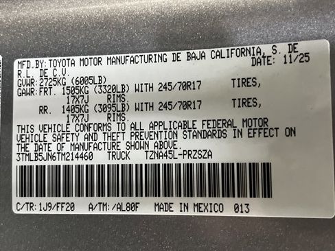 Used 2026 Toyota Tacoma SR5 image 11
