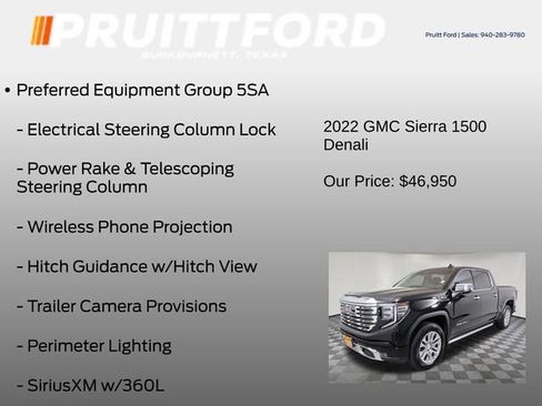 Used 2022 GMC Sierra 1500 Denali w/ Technology Package AWD/4WD image 31