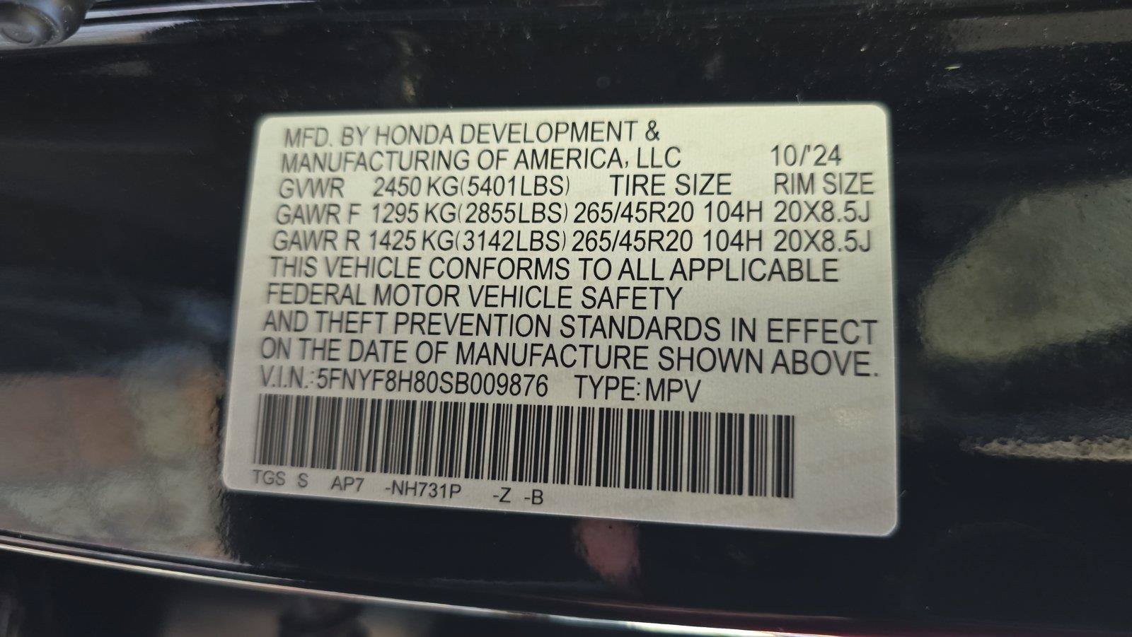 Used 2025 Honda Passport Black Edition image 30