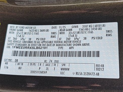 New 2025 Ford Bronco Raptor w/ Interior Carbon Fiber Pack image 30